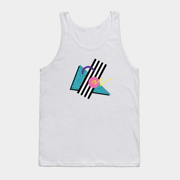 Memphis Pattern 57 / 80s Retro Tank Top by Studio Memphis Waves